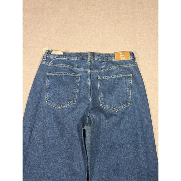 We the Free Free People Ava High Rise Boot Cut Denim Size 32 Relaxed Fit Flare - Picture 9 of 12